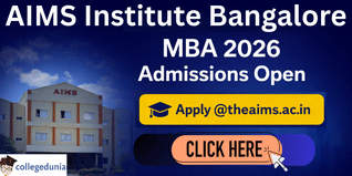 AIMS Institute Bangalore MBA Admissions 2026 Begins; Apply Online @theaims.ac.in